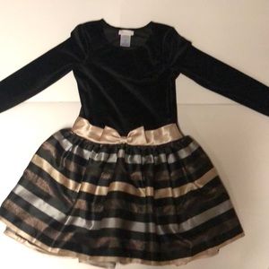 Cute black silver and gold dress